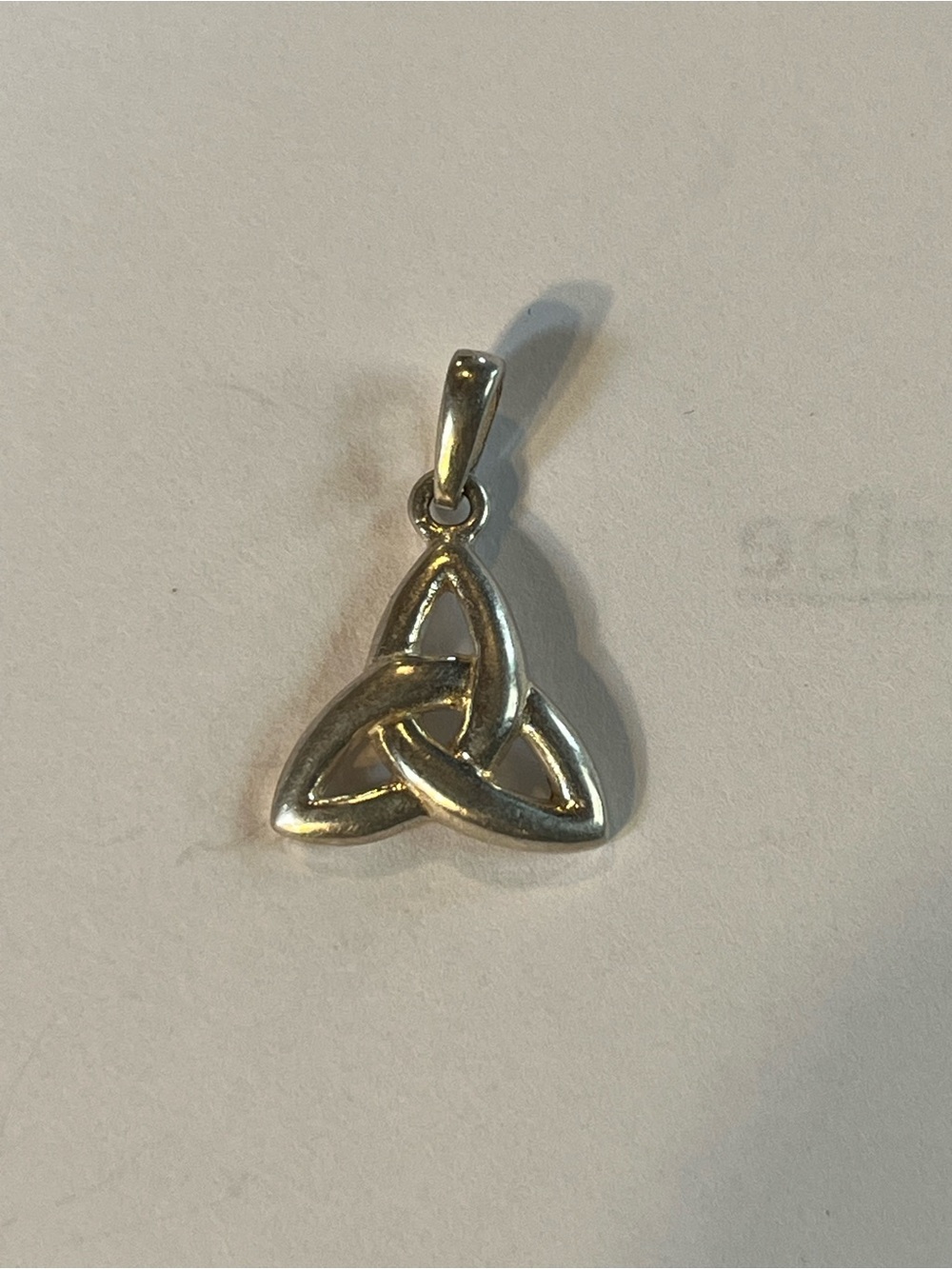 Solvar brand Sterling Silver Celtic Trinity Knot Pendant -